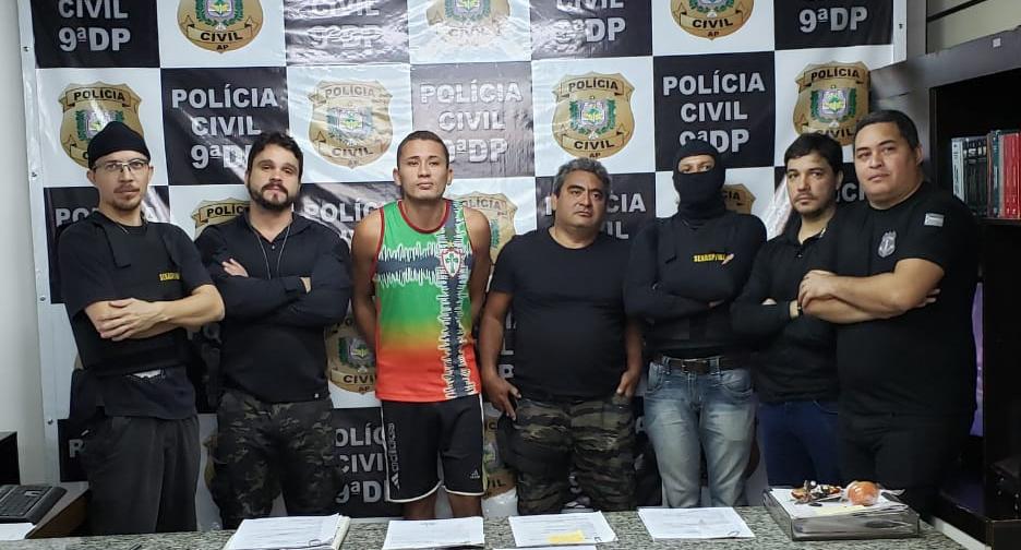 POLÍCIA CIVIL PRENDE HOMEM ACUSADO POR TENTATIVA DE HOMICÍDIO EM MACAPÁ 